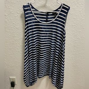 Blue Striped Tank La Vanya Woman.